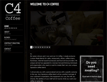 Tablet Screenshot of c4coffee.com.au